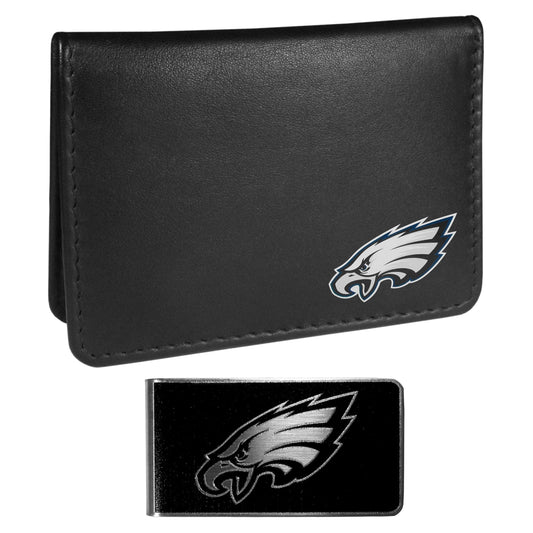 Philadelphia Eagles Weekend Bi-fold Wallet & Black Money Clip - Flyclothing LLC