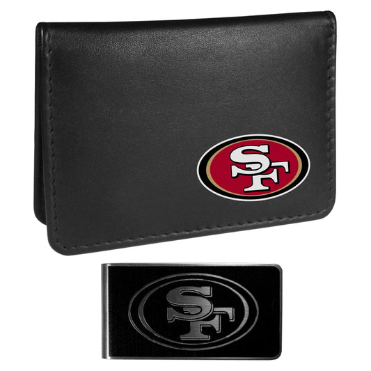San Francisco 49ers Weekend Bi-fold Wallet & Black Money Clip - Siskiyou Buckle