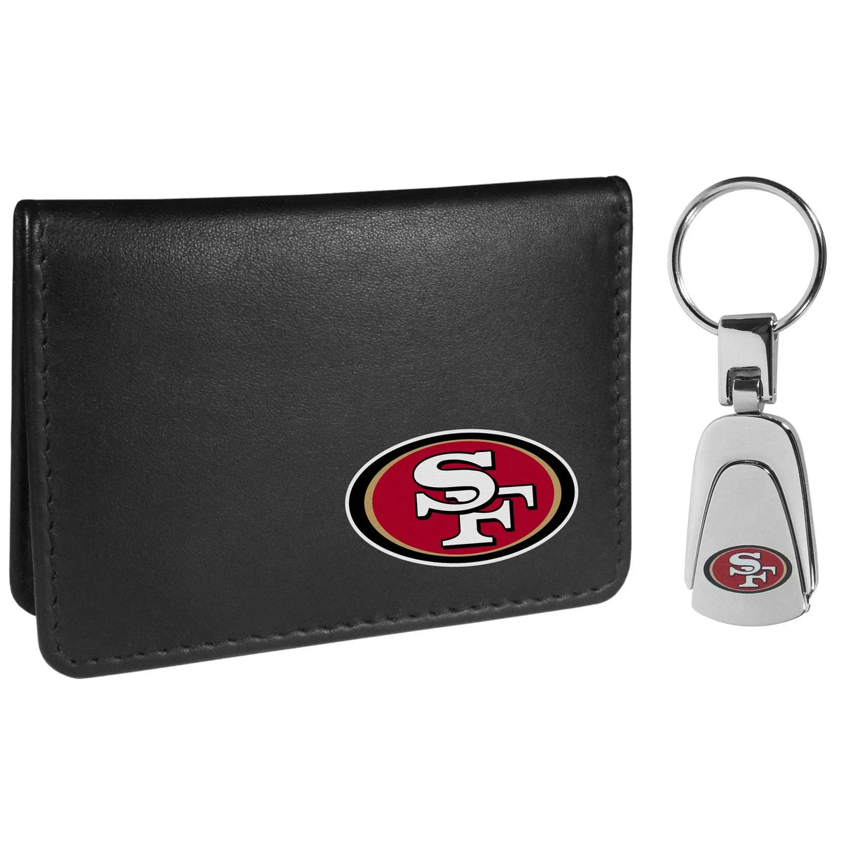 San Francisco 49ers Weekend Bi-fold Wallet & Steel Key Chain - Siskiyou Buckle - Flyclothing LLC