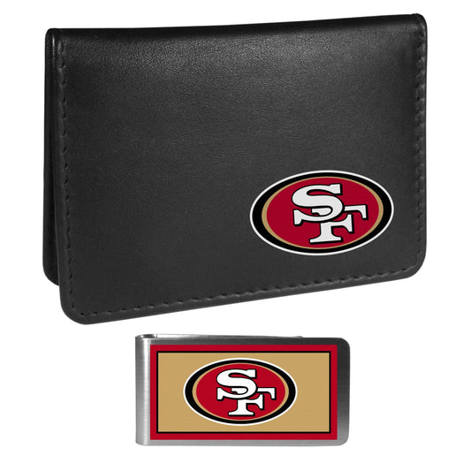 San Francisco 49ers Weekend Bi-fold Wallet & Color Money Clip - Siskiyou Buckle