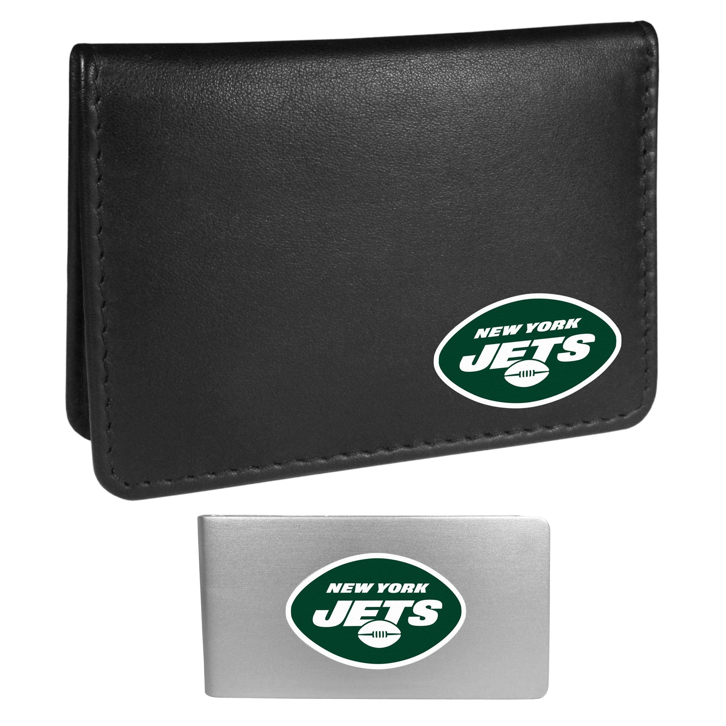 New York Jets Weekend Bi-fold Wallet & Money Clip - Siskiyou Buckle