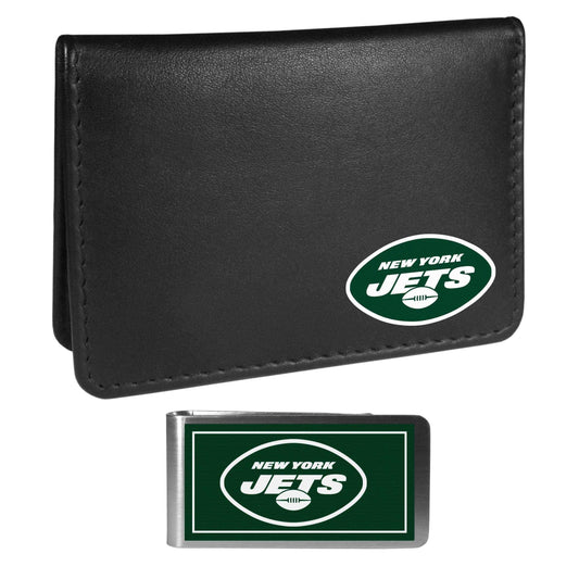 New York Jets Weekend Bi-fold Wallet & Color Money Clip - Siskiyou Buckle - Flyclothing LLC