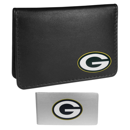 Green Bay Packers Weekend Bi-fold Wallet & Money Clip - Siskiyou Buckle
