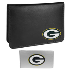 Green Bay Packers Weekend Bi-fold Wallet & Money Clip - Siskiyou Buckle