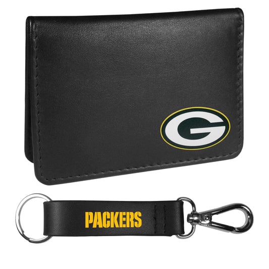 Green Bay Packers Weekend Bi-fold Wallet & Strap Key Chain - Siskiyou Buckle