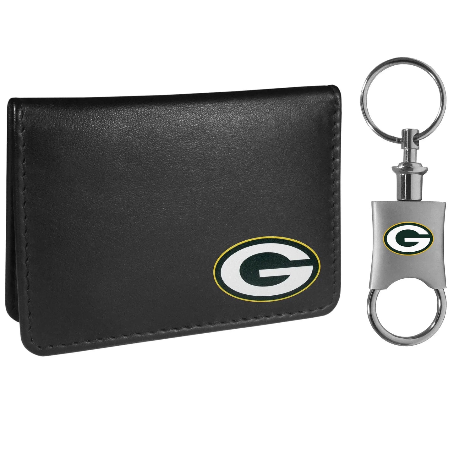 Green Bay Packers Weekend Bi-fold Wallet & Valet Key Chain - Siskiyou Buckle - Flyclothing LLC