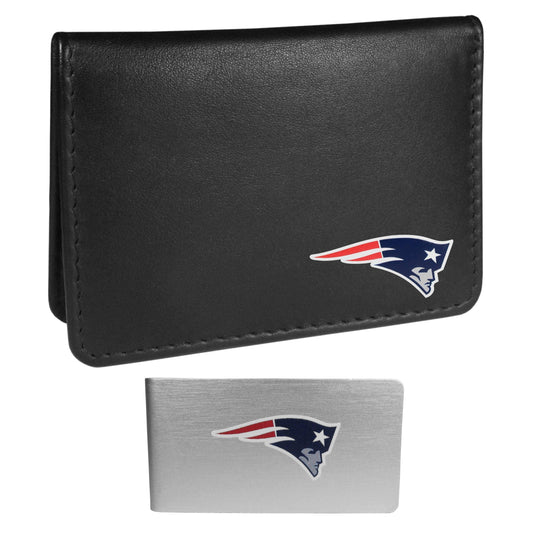 New England Patriots Weekend Bi-fold Wallet & Money Clip - Siskiyou Buckle