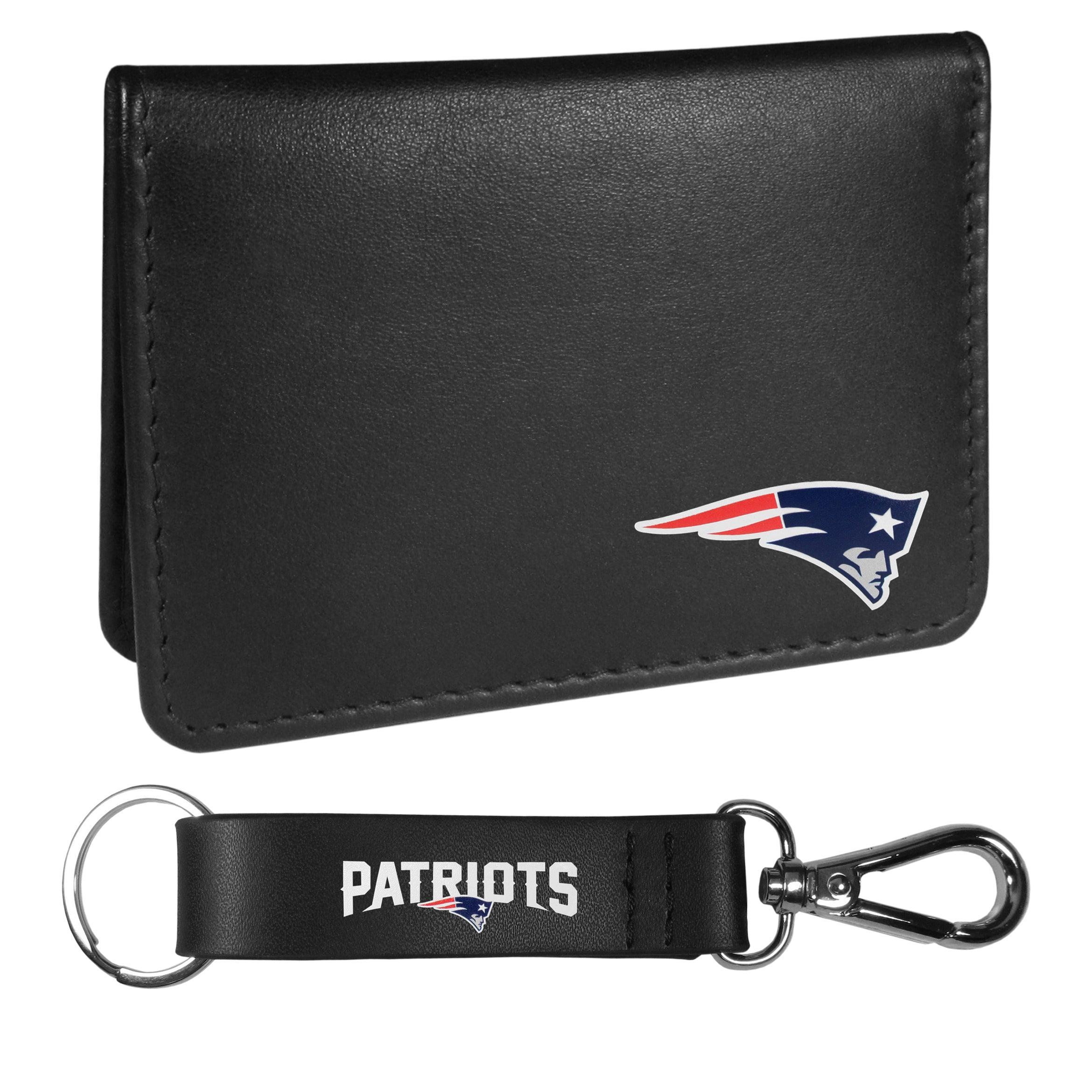 New England Patriots Weekend Bi-fold Wallet & Strap Key Chain - Flyclothing LLC