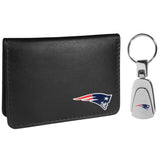 New England Patriots Weekend Bi-fold Wallet & Steel Key Chain - Siskiyou Buckle