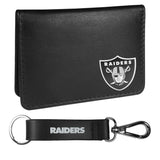Las Vegas Raiders Weekend Bi-fold Wallet & Strap Key Chain - Siskiyou Buckle