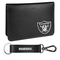 Las Vegas Raiders Weekend Bi-fold Wallet & Strap Key Chain - Siskiyou Buckle