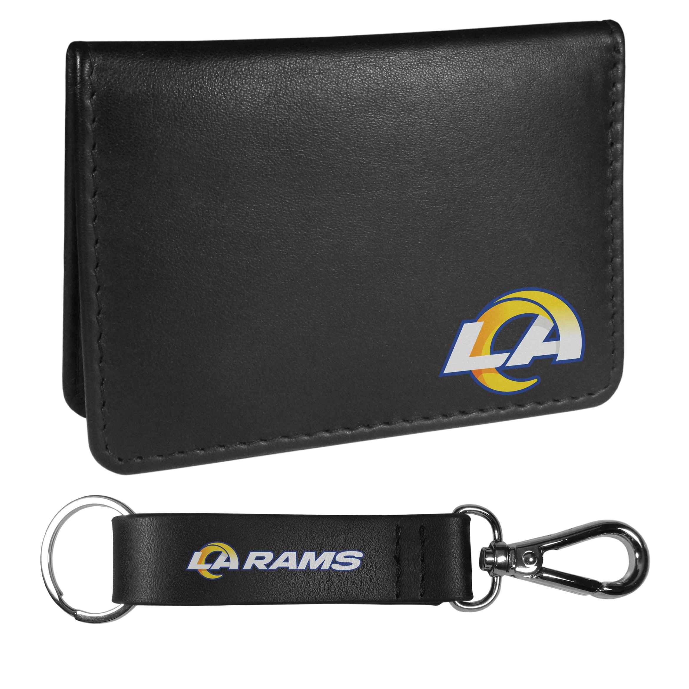 Los Angeles Rams Weekend Bi-fold Wallet & Strap Key Chain - Flyclothing LLC