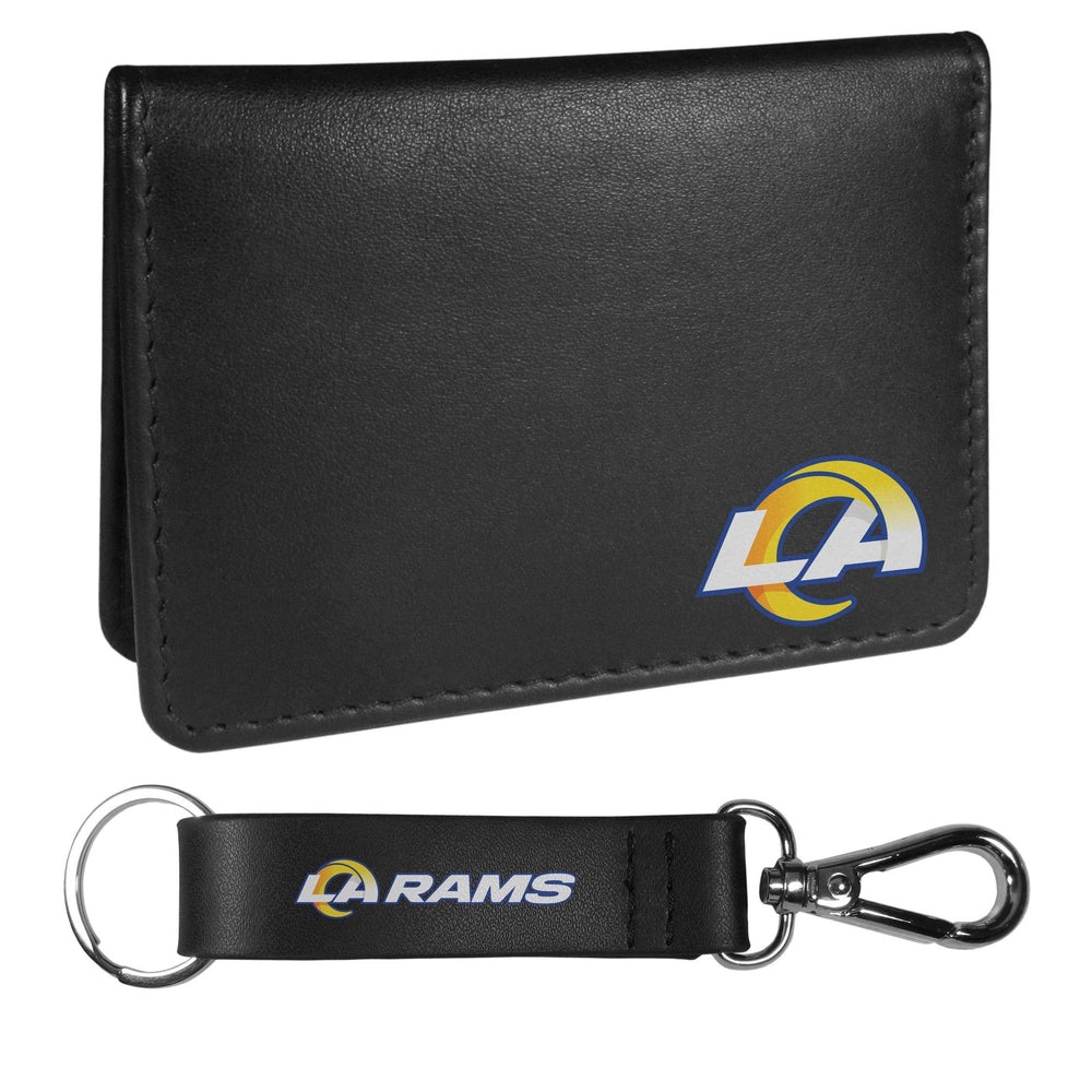 Los Angeles Rams Weekend Bi-fold Wallet & Strap Key Chain - Siskiyou Buckle