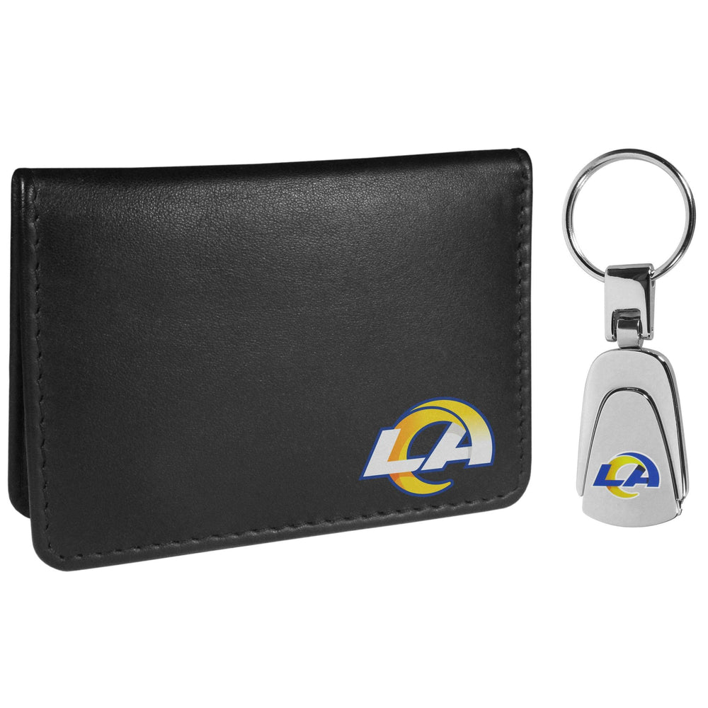 Los Angeles Rams Weekend Bi-fold Wallet & Steel Key Chain - Siskiyou Buckle
