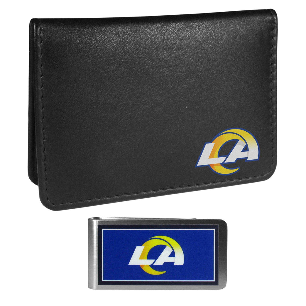 Los Angeles Rams Weekend Bi-fold Wallet & Color Money Clip - Siskiyou Buckle - Flyclothing LLC