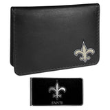New Orleans Saints Weekend Bi-fold Wallet & Black Money Clip - Siskiyou Buckle - Flyclothing LLC