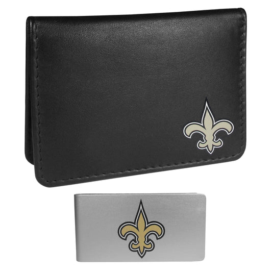 New Orleans Saints Weekend Bi-fold Wallet & Money Clip - Siskiyou Buckle