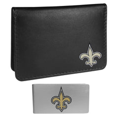 New Orleans Saints Weekend Bi-fold Wallet & Money Clip - Siskiyou Buckle