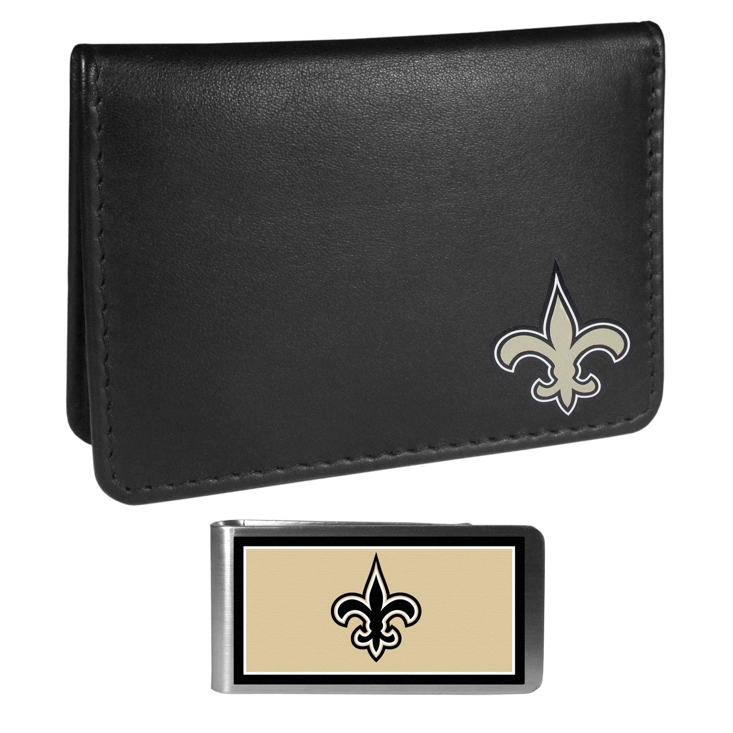 New Orleans Saints Weekend Bi-fold Wallet & Color Money Clip - Siskiyou Buckle