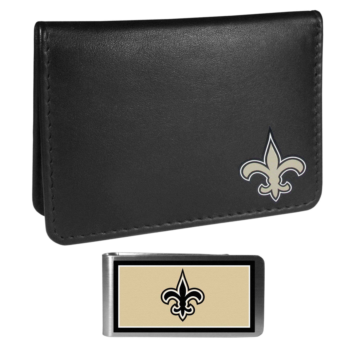 New Orleans Saints Weekend Bi-fold Wallet & Color Money Clip - Siskiyou Buckle - Flyclothing LLC