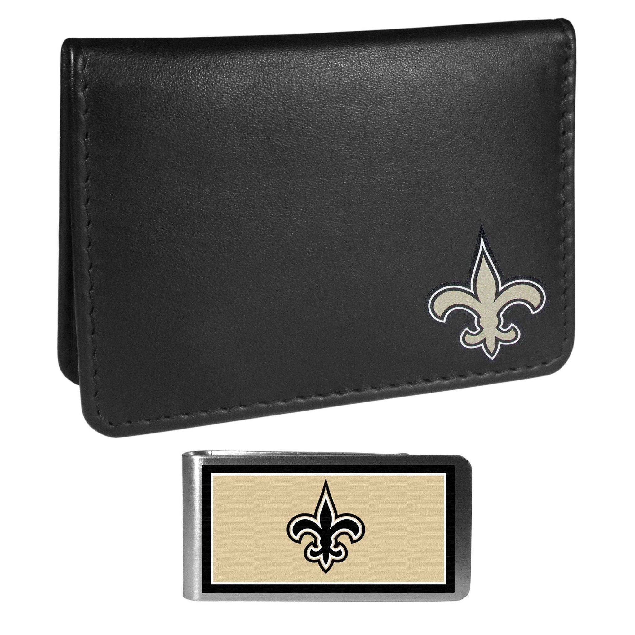 New Orleans Saints Weekend Bi-fold Wallet & Color Money Clip - Siskiyou Buckle - Flyclothing LLC