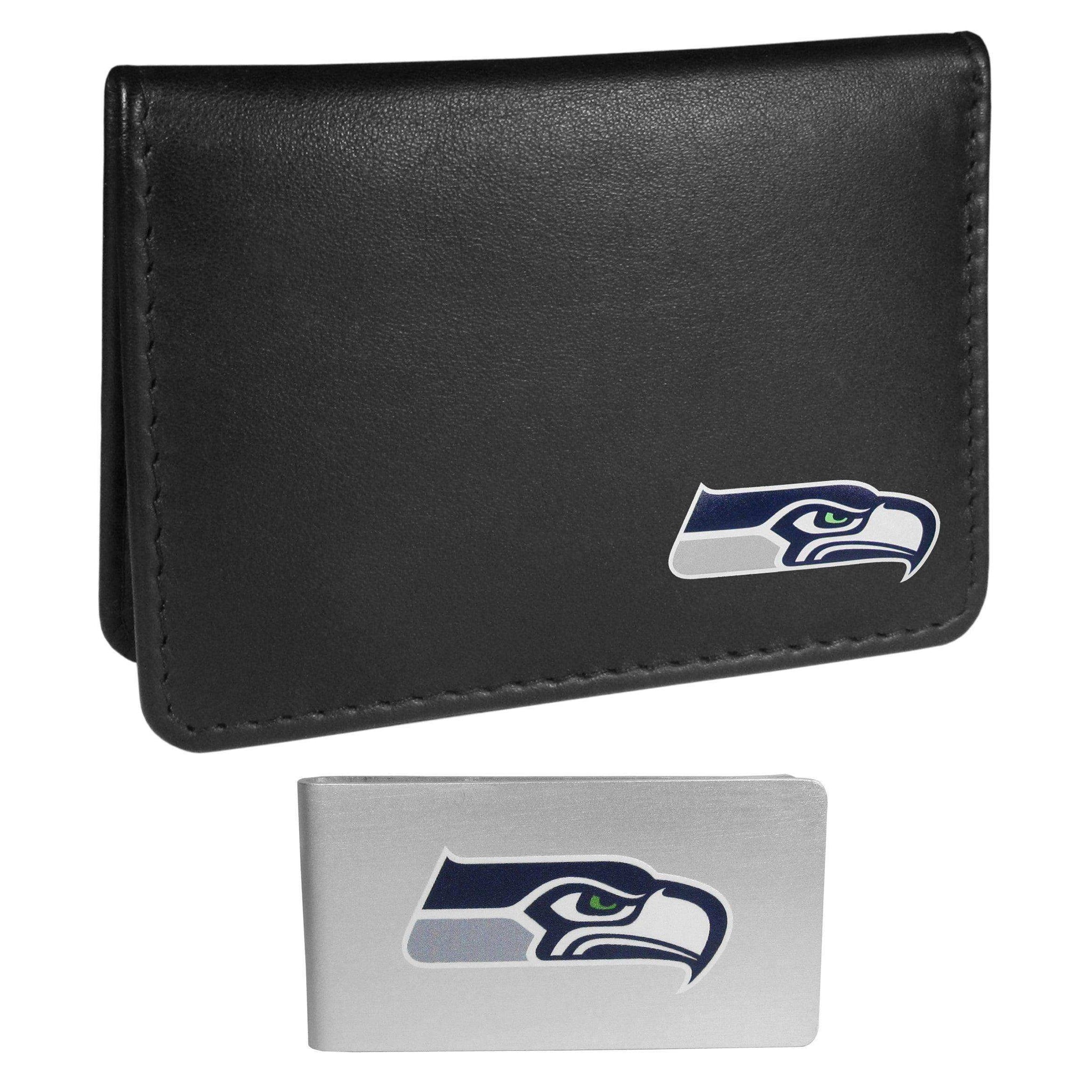 Seattle Seahawks Weekend Bi-fold Wallet & Money Clip - Siskiyou Buckle - Flyclothing LLC