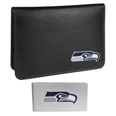 Seattle Seahawks Weekend Bi-fold Wallet & Money Clip - Siskiyou Buckle