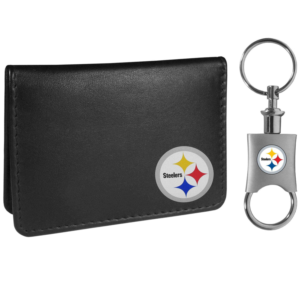 Pittsburgh Steelers Weekend Bi-fold Wallet & Valet Key Chain - Siskiyou Buckle - Flyclothing LLC
