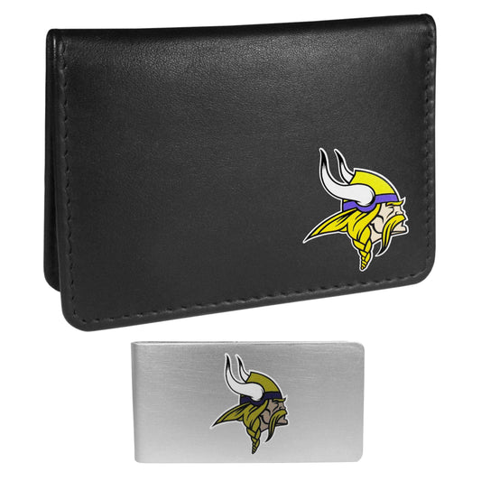 Minnesota Vikings Weekend Bi-fold Wallet & Money Clip - Siskiyou Buckle