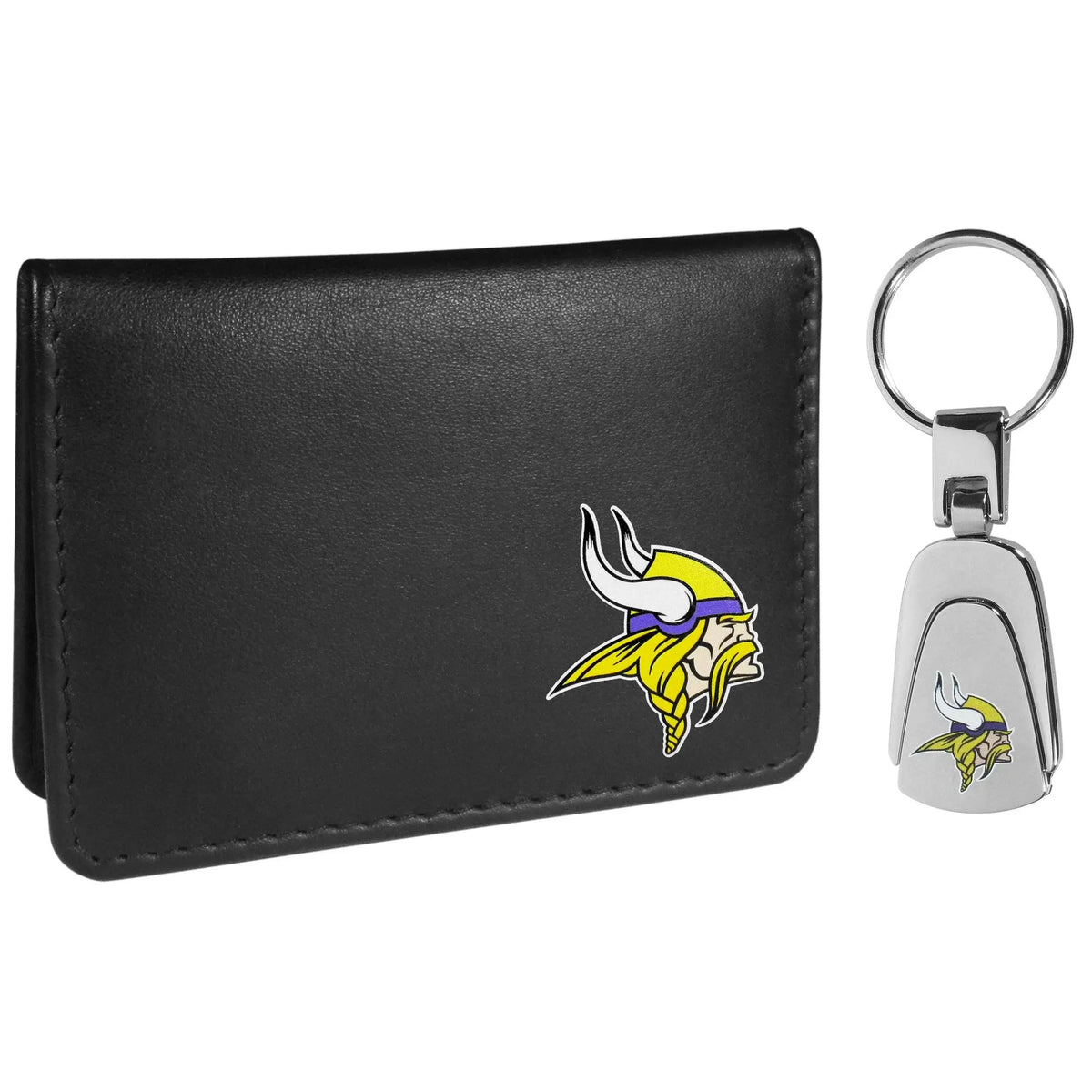 Minnesota Vikings Weekend Bi-fold Wallet & Steel Key Chain - Siskiyou Buckle - Flyclothing LLC