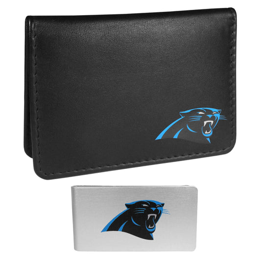 Carolina Panthers Weekend Bi-fold Wallet & Money Clip - Siskiyou Buckle