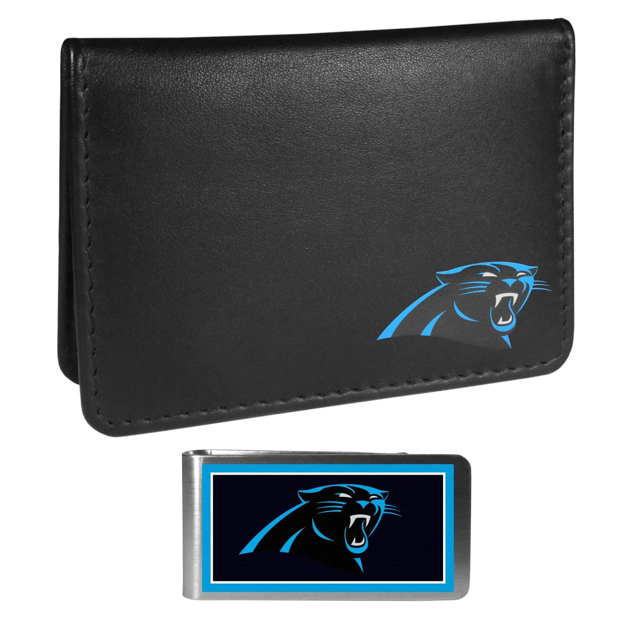 Carolina Panthers Weekend Bi-fold Wallet & Color Money Clip - Siskiyou Buckle - Flyclothing LLC