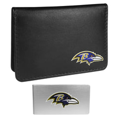 Baltimore Ravens Weekend Bi-fold Wallet & Money Clip - Siskiyou Buckle