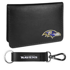 Baltimore Ravens Weekend Bi-fold Wallet & Strap Key Chain - Flyclothing LLC