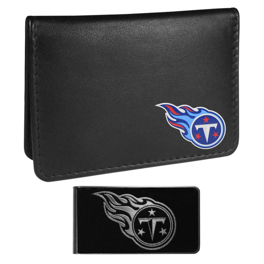 Tennessee Titans Weekend Bi-fold Wallet & Black Money Clip - Flyclothing LLC