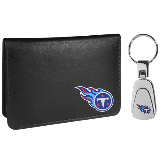 Tennessee Titans Weekend Bi-fold Wallet & Steel Key Chain - Flyclothing LLC