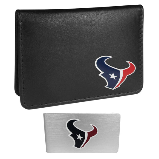 Houston Texans Weekend Bi-fold Wallet & Money Clip - Siskiyou Buckle