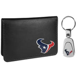 Houston Texans Weekend Bi-fold Wallet & Steel Key Chain - Siskiyou Buckle