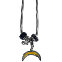 Los Angeles Chargers Euro Bead Necklace - Flyclothing LLC