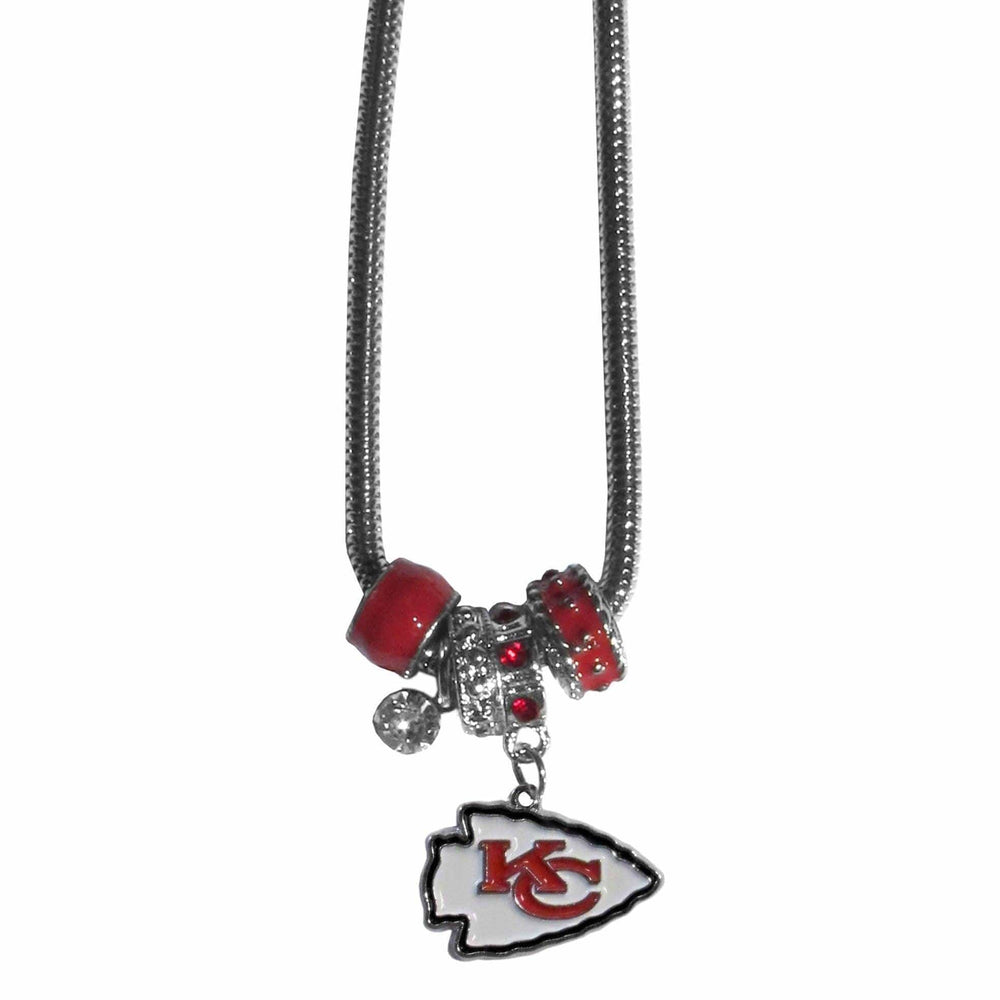 Kansas City Chiefs Euro Bead Necklace - Siskiyou Buckle