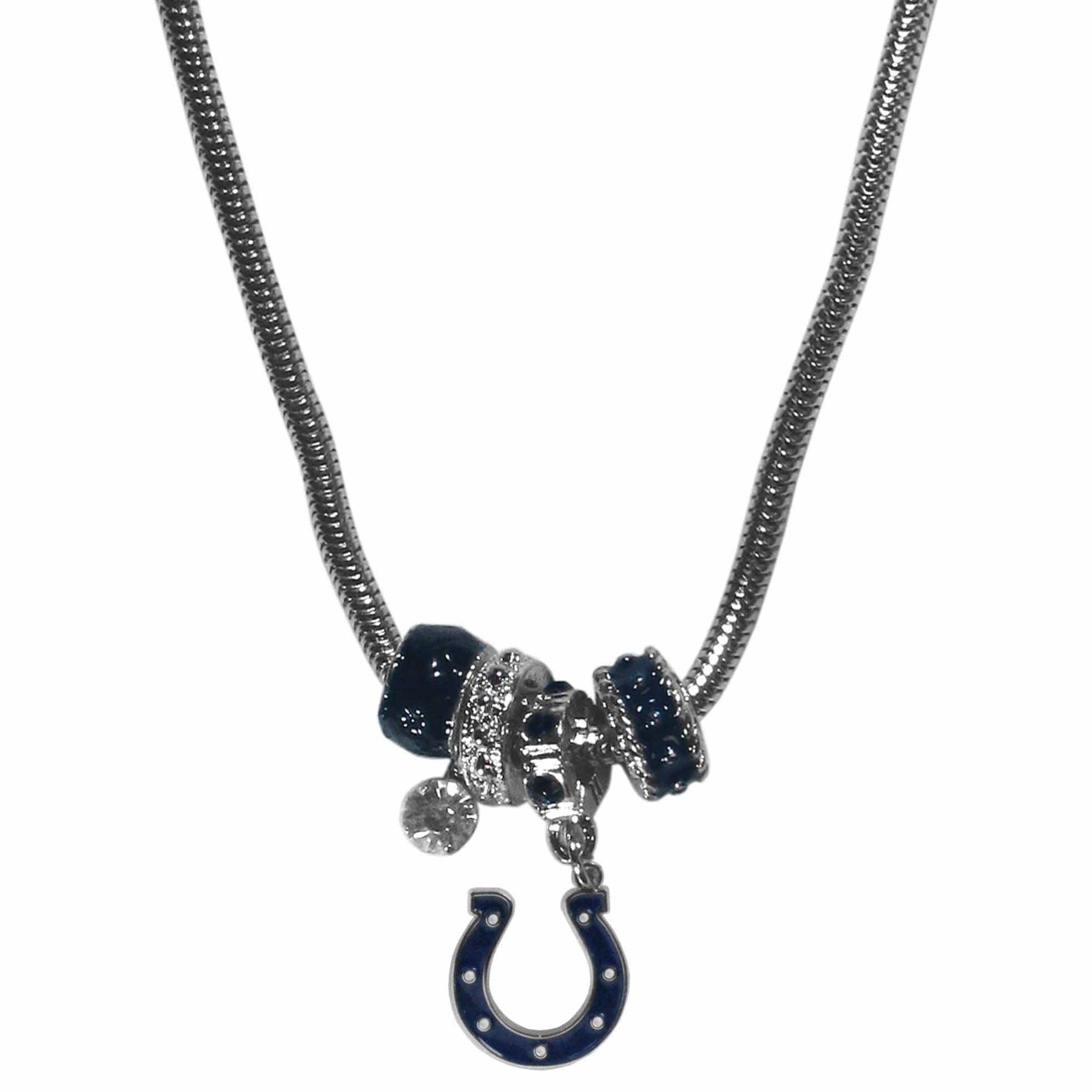 Indianapolis Colts Euro Bead Necklace - Siskiyou Buckle