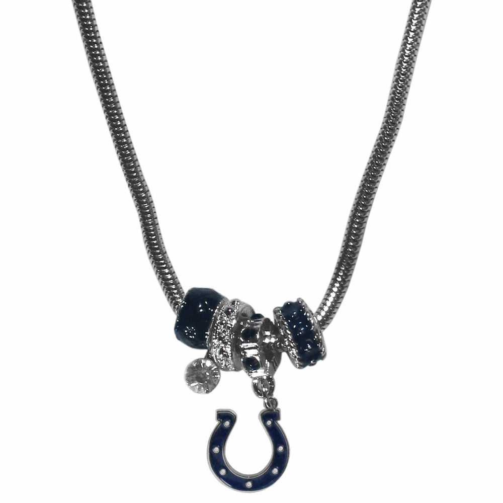 Indianapolis Colts Euro Bead Necklace - Siskiyou Buckle