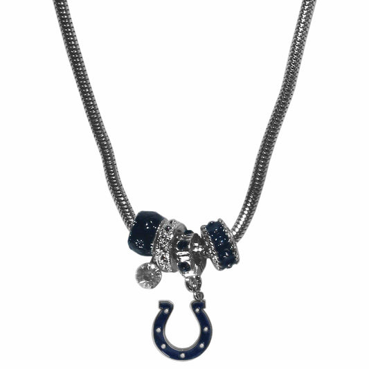 Indianapolis Colts Euro Bead Necklace - Siskiyou Buckle