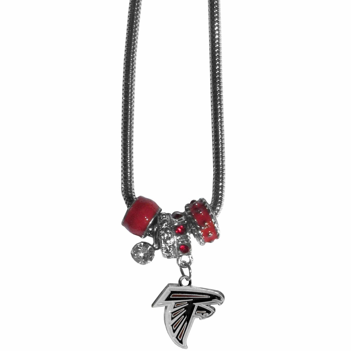 Atlanta Falcons Euro Bead Necklace - Siskiyou Buckle - Flyclothing LLC
