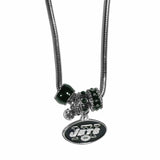 New York Jets Euro Bead Necklace - Siskiyou Buckle