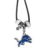 Detroit Lions Euro Bead Necklace - Siskiyou Buckle - Flyclothing LLC