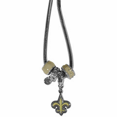 New Orleans Saints Euro Bead Necklace - Siskiyou Buckle