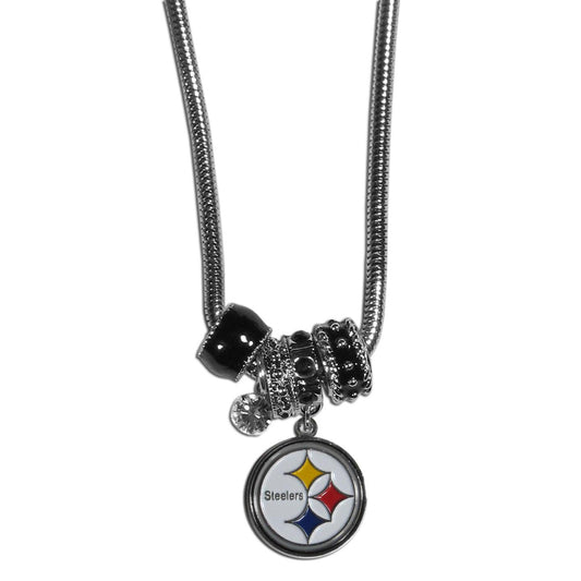 Pittsburgh Steelers Euro Bead Necklace - Flyclothing LLC