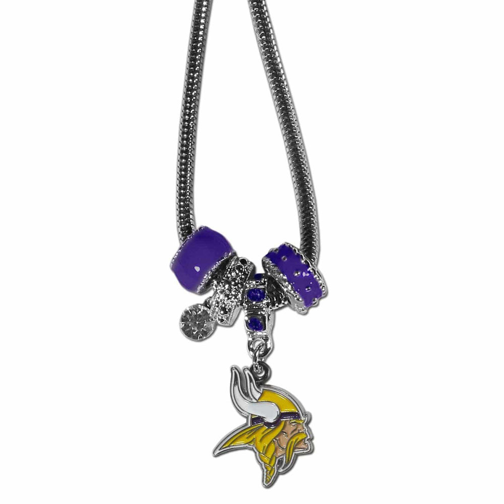 Minnesota Vikings Euro Bead Necklace - Siskiyou Buckle