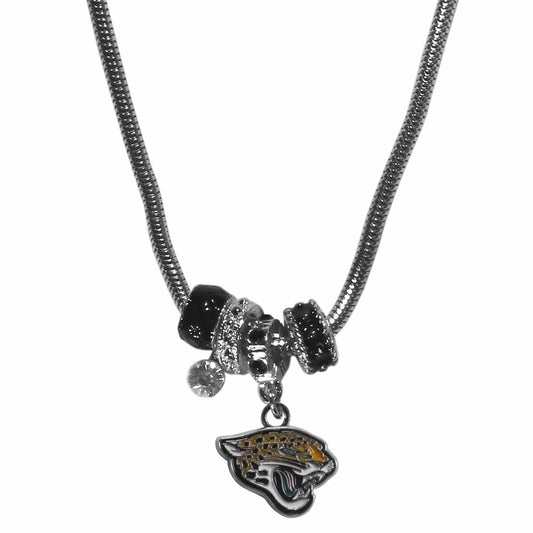 Jacksonville Jaguars Euro Bead Necklace - Siskiyou Buckle